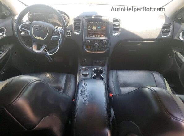 1C4RDHDG1GC464974 2016 DODGE DURANGO Black Widok deski rozdzielczej
