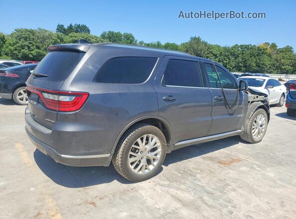 1C4RDHDG1GC464974 2016 DODGE DURANGO Black Tył prawy