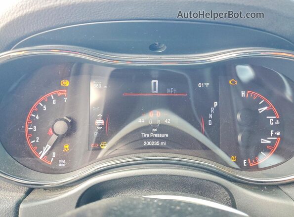 1C4RDHDG1LC259150 2020 DODGE DURANGO Черный Вид щитка приборов