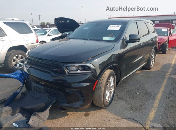 1C4RDHDG1MC693523 2021 DODGE DURANGO Black Vista tres cuartos delantera izquierda