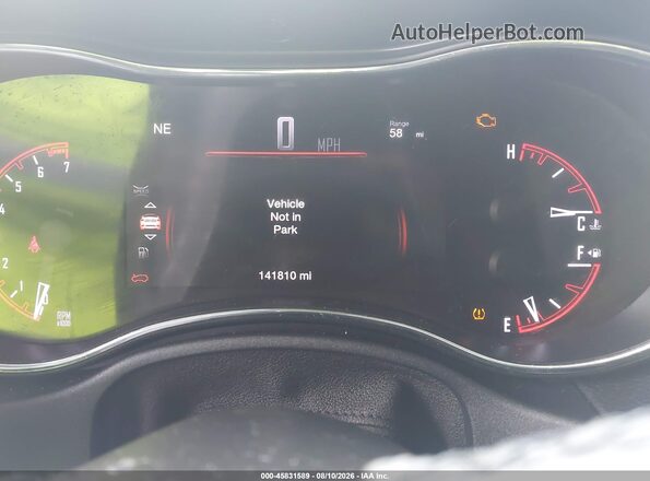 1C4RDHDG2HC890898 2017 DODGE DURANGO Black უკანა სავარძლების ხედი