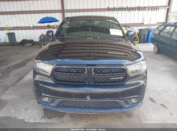 1C4RDHDG2HC890898 2017 DODGE DURANGO Black ხელსაწყოთა პანელის ხედი