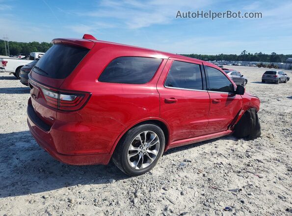 1C4RDHDG2KC556927 2019 DODGE DURANGO Красный Задняя правая четверть