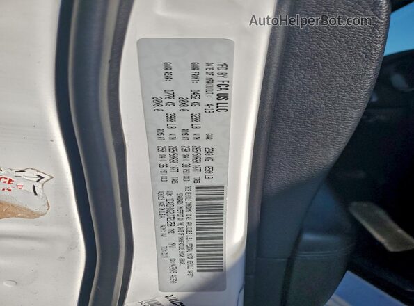1C4RDHDG2KC721259 2019 DODGE DURANGO White VIN sticker view