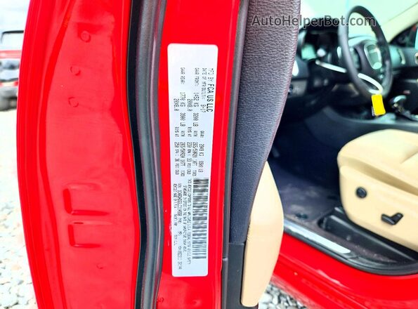 1C4RDHDG3JC114558 2018 DODGE DURANGO Red Widok wnętrza 360 stopni