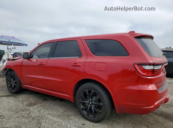 1C4RDHDG3KC575258 2019 DODGE DURANGO Красный Задняя левая четверть