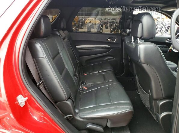 1C4RDHDG3KC575258 2019 DODGE DURANGO Красный Вид задней части салона