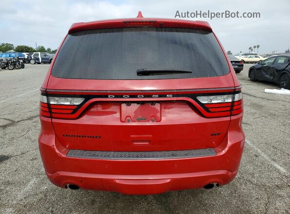1C4RDHDG3KC575258 2019 DODGE DURANGO Красный Вид сзади