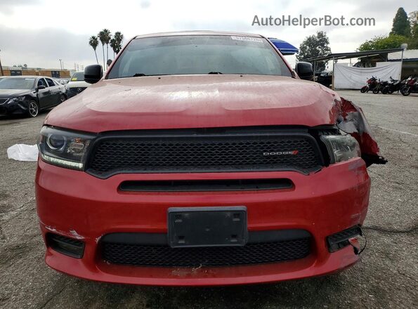 1C4RDHDG3KC575258 2019 DODGE DURANGO Красный Вид спереди