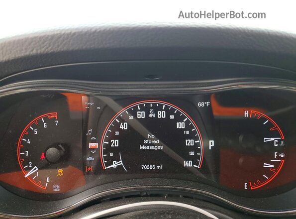 1C4RDHDG3KC575258 2019 DODGE DURANGO Красный Вид щитка приборов