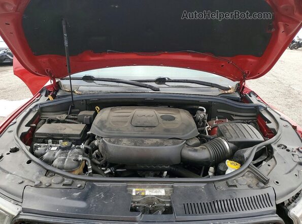 1C4RDHDG3KC575258 2019 DODGE DURANGO Красный Вид подкапотного пространства