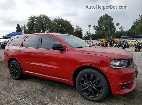 1C4RDHDG3KC575258 2019 DODGE DURANGO Красный Передняя правая четверть
