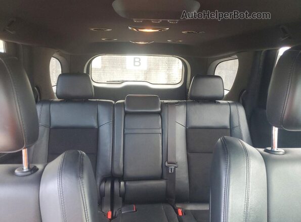 1C4RDHDG3LC296619 2020 DODGE DURANGO Black Вид задніх сидінь