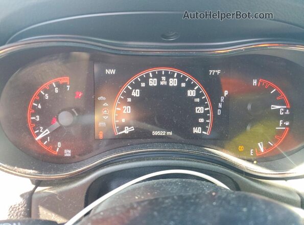 1C4RDHDG3LC320577 2020 DODGE DURANGO Black ხელსაწყოთა პანელის ხედი