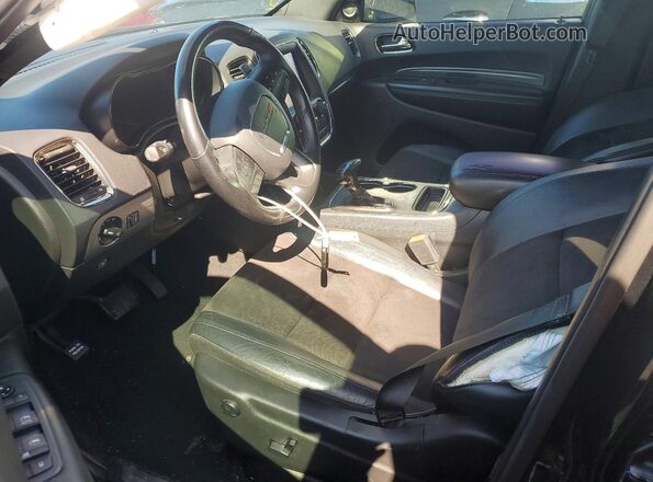 1C4RDHDG3LC320577 2020 DODGE DURANGO Black წინა სალონის ხედი