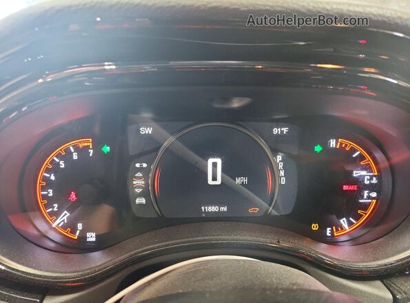1C4RDHDG3TC245248 2026 DODGE DURANGO Черный Вид щитка приборов