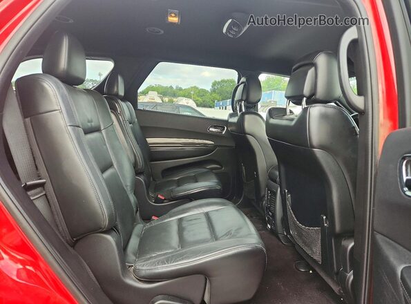 1C4RDHDG4GC353318 2016 DODGE DURANGO Red Vista interior trasera