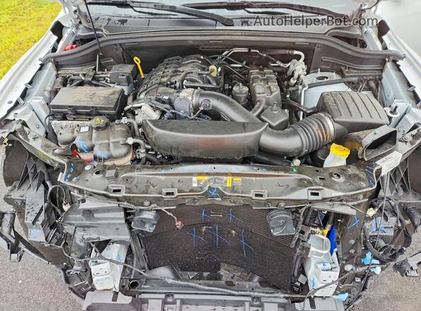 1C4RDHDG4SC552491 2025 DODGE DURANGO White Vista del compartimento del motor