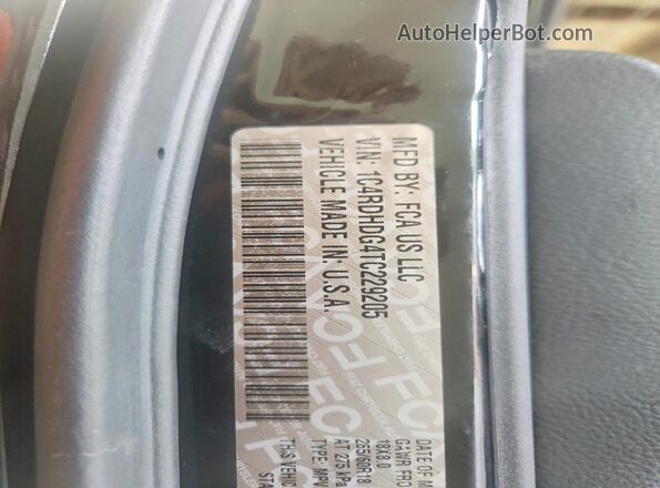 1C4RDHDG4TC229205 2026 DODGE DURANGO Black 360 interior view