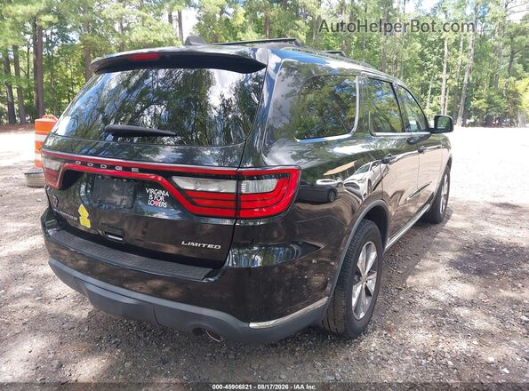 1C4RDHDG5GC315032 2016 DODGE DURANGO Black უკანა მარჯვენა