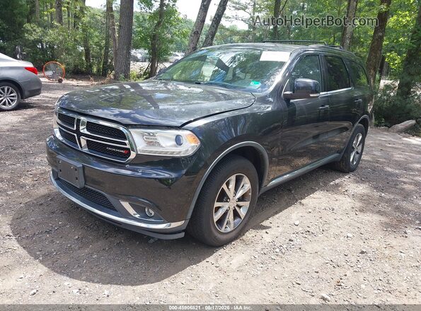 1C4RDHDG5GC315032 2016 DODGE DURANGO Black წინა მარცხენა ხედი სამი მეოთხედიდან