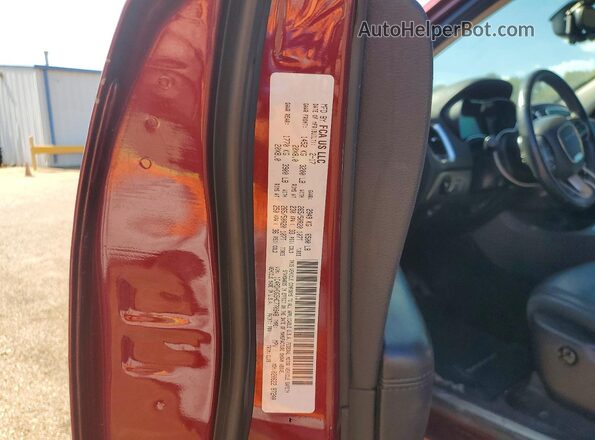 1C4RDHDG5HC770948 2017 DODGE DURANGO Бордовый Вид наклейки с VIN-кодом