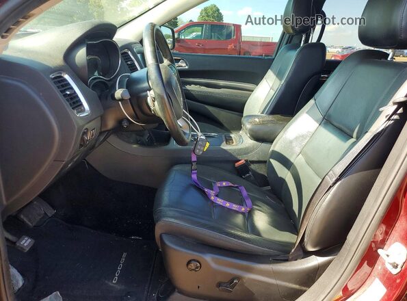 1C4RDHDG5HC770948 2017 DODGE DURANGO Бордовый Вид салона спереди