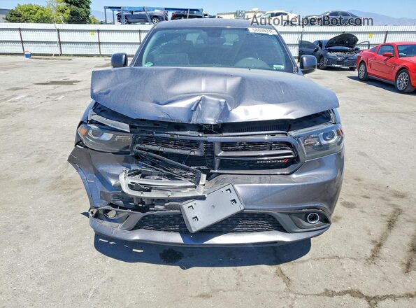 1C4RDHDG5JC149747 2018 DODGE DURANGO Gray Front view