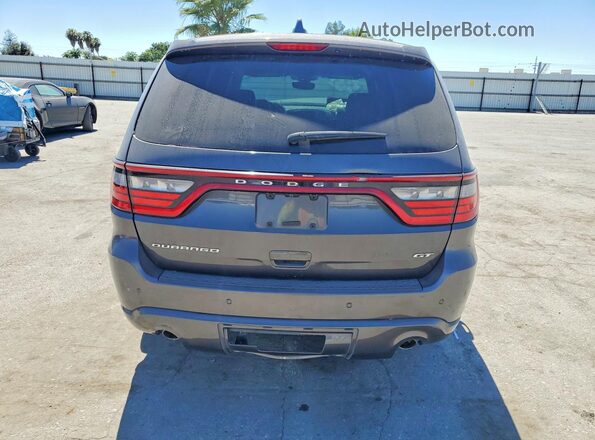 1C4RDHDG5JC149747 2018 DODGE DURANGO Gray Rear view