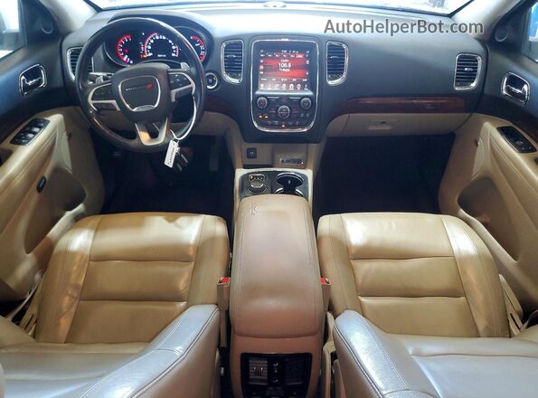 1C4RDHDG6GC440489 2016 DODGE DURANGO White Вид панелі приладів