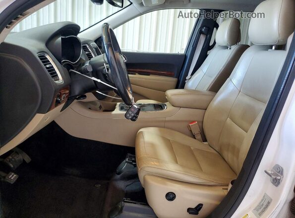 1C4RDHDG6GC440489 2016 DODGE DURANGO White Вид салону спереду