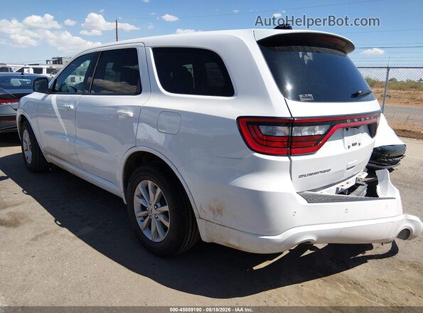 1C4RDHDG6SC552640 2025 DODGE DURANGO White უკანა მარცხენა