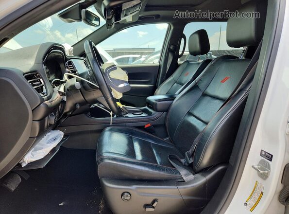 1C4RDHDG7PC630642 2023 DODGE DURANGO White Вид салону спереду