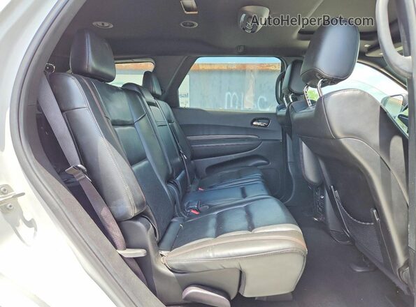 1C4RDHDG7PC630642 2023 DODGE DURANGO White Вид задньої частини салону