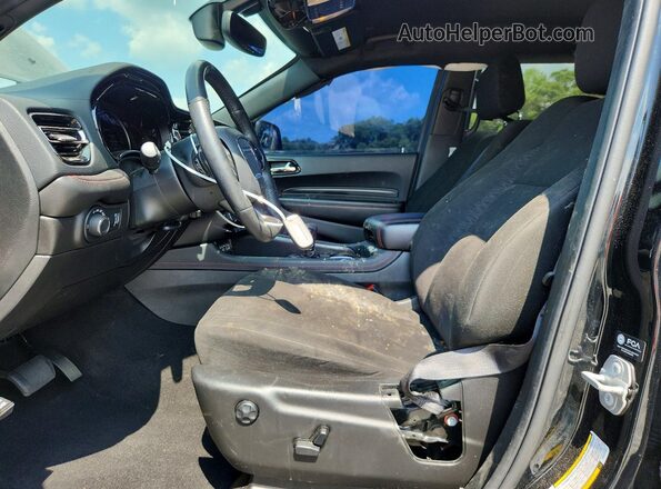 1C4RDHDG7SC514723 2025 DODGE DURANGO Black Widok wnętrza z przodu