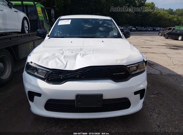 1C4RDHDG7SC532171 2025 DODGE DURANGO White Instrument cluster view