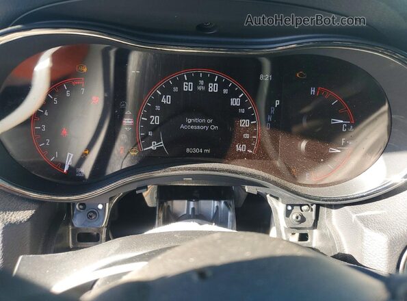 1C4RDHDG8KC604804 2019 DODGE DURANGO Gray Вид щитка приладів