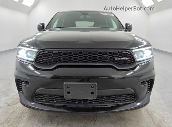 1C4RDHDG8PC678277 2023 DODGE DURANGO Черный Вид спереди