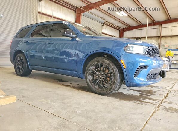 1C4RDHDG8RC137698 2024 DODGE DURANGO Blue Передня права чверть