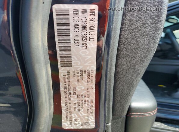 1C4RDHDG8SC541297 2025 DODGE DURANGO Синий Панорамный вид салона 360°