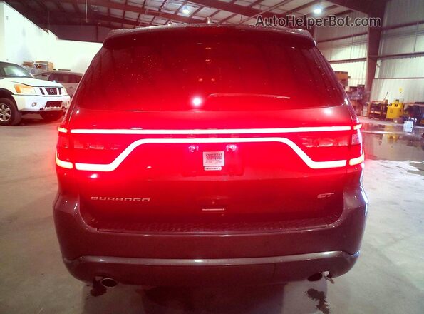 1C4RDHDG9KC826882 2019 DODGE DURANGO Charcoal Rear view