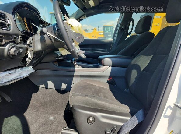 1C4RDHDG9SC552342 2025 DODGE DURANGO Белый Вид салона спереди