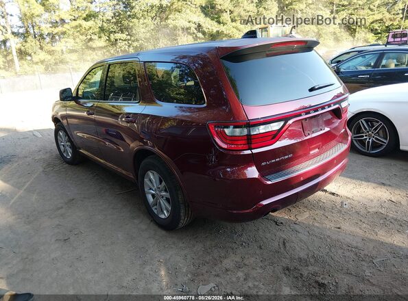 1C4RDHDG9TC215462 2026 DODGE DURANGO Красный Задняя левая четверть