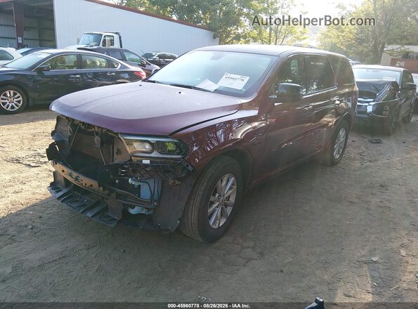 1C4RDHDG9TC215462 2026 DODGE DURANGO Красный Передняя левая четверть