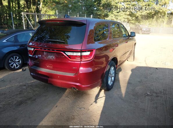 1C4RDHDG9TC215462 2026 DODGE DURANGO Красный Задняя правая четверть