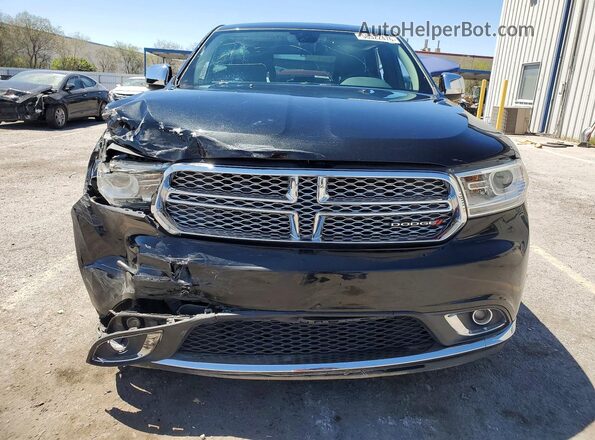 1C4RDHEG0GC336563 2016 DODGE DURANGO Black Front view