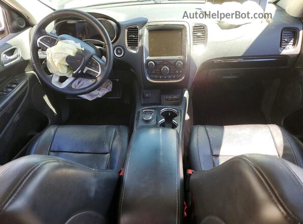 1C4RDHEG0GC336563 2016 DODGE DURANGO Black Dashboard view
