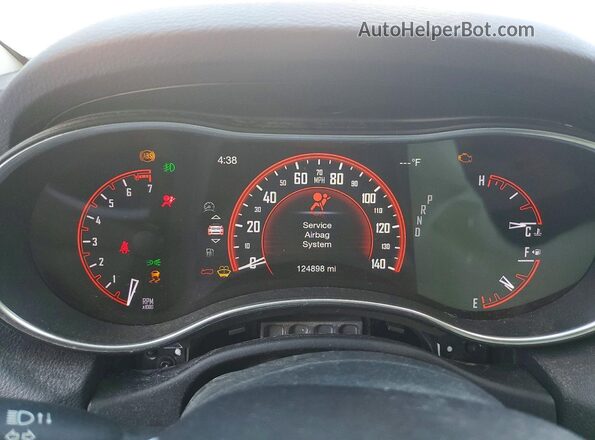1C4RDHEG2JC175530 2018 DODGE DURANGO White ხელსაწყოთა პანელის ხედი