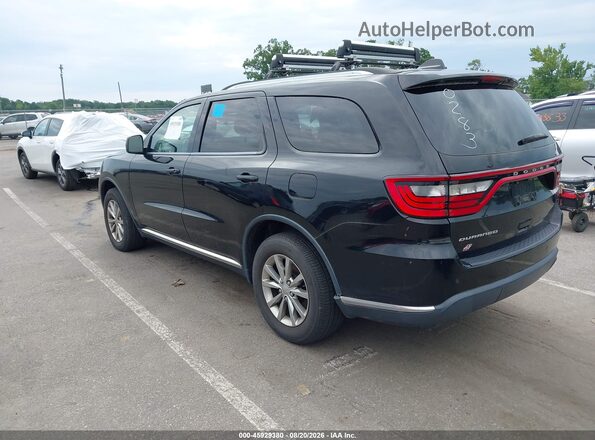 1C4RDJAG0JC150283 2018 DODGE DURANGO Black Задня ліва чверть
