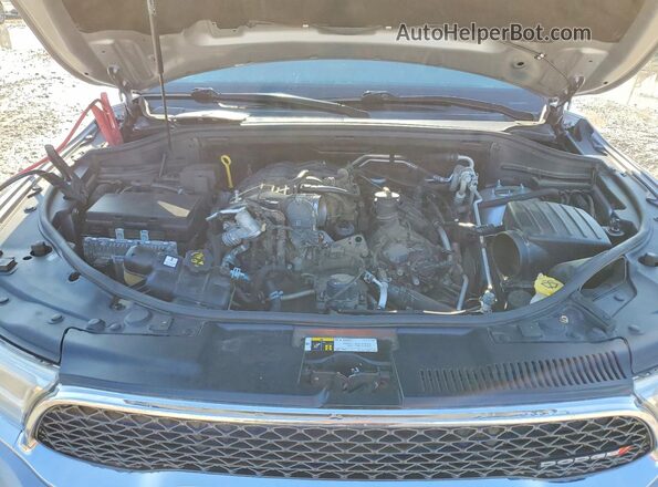 1C4RDJAG1MC627078 2021 DODGE DURANGO Silver Engine compartment view
